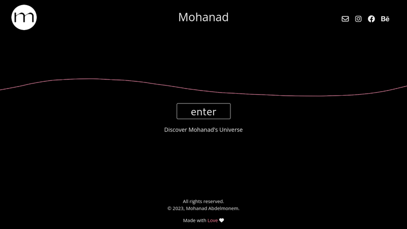 A screenshot of https://mohanad.pages.dev/